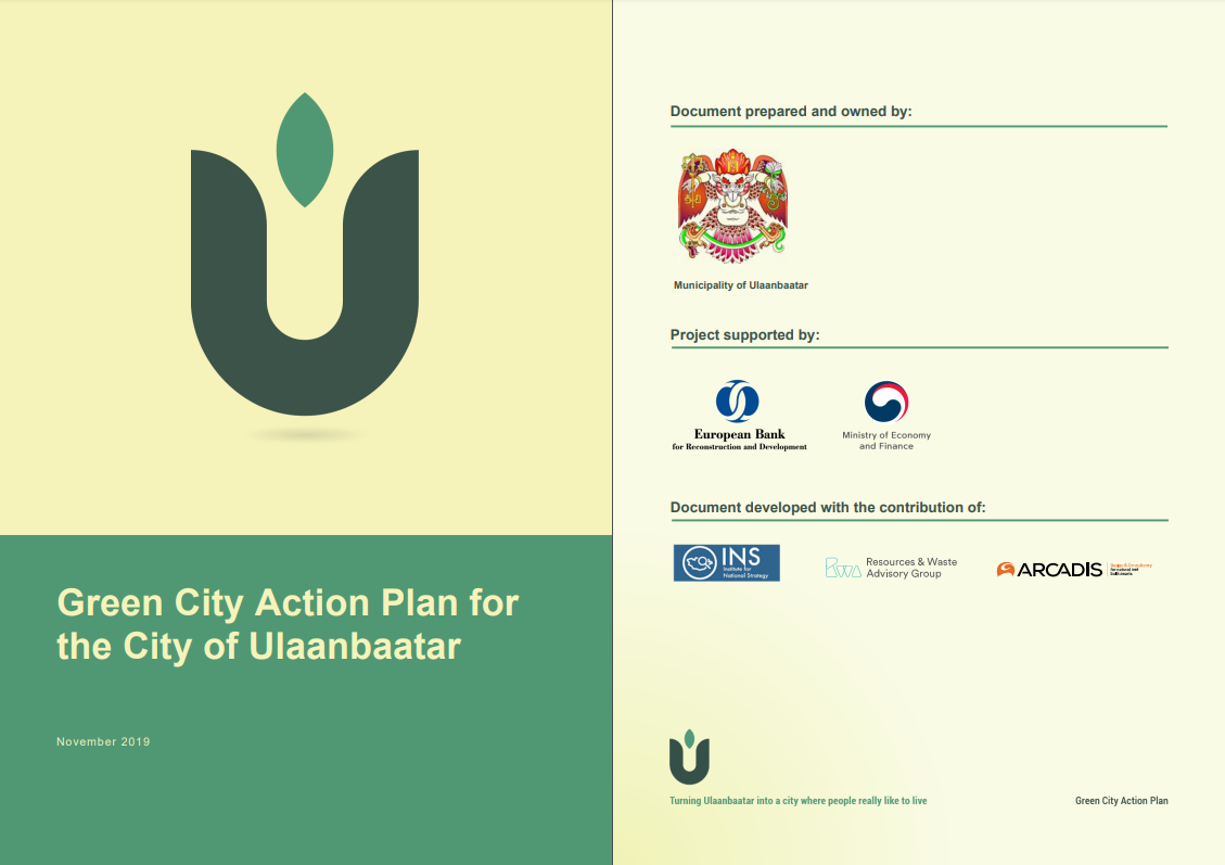 Green City Action Plan for the City of Ulaanbaatar